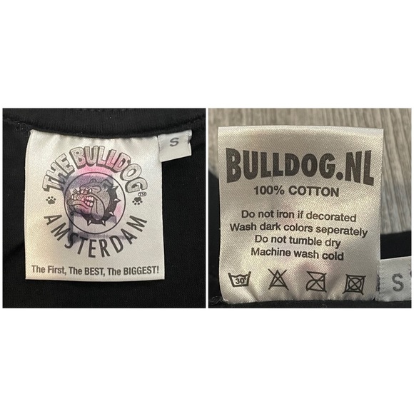 The Bulldog Amsterdam Graphic Cropped Muscle Tee - Picture 9 of 9